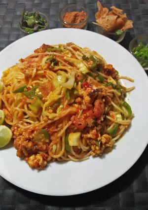 A picture of Khosa style spaghetti.