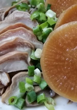 滷蘿蔔豬肚 的食譜成品照片