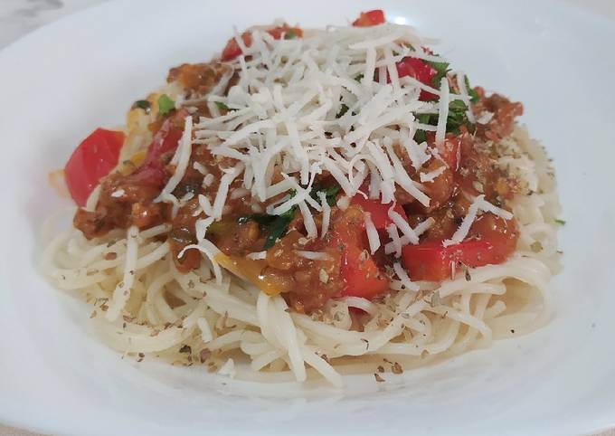 Cara Bikin Spaghetti Saus Bologneise Irit Untuk Jualan