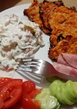 Sajtos répás tócsni recept fotója