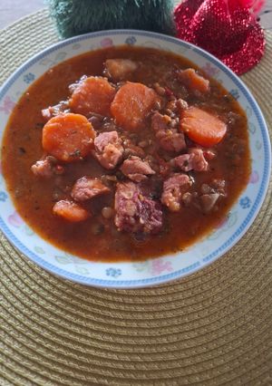 Lencsegulyás recept fotója