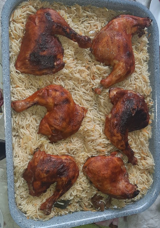 صورة لوصفة مندي الدجاج
