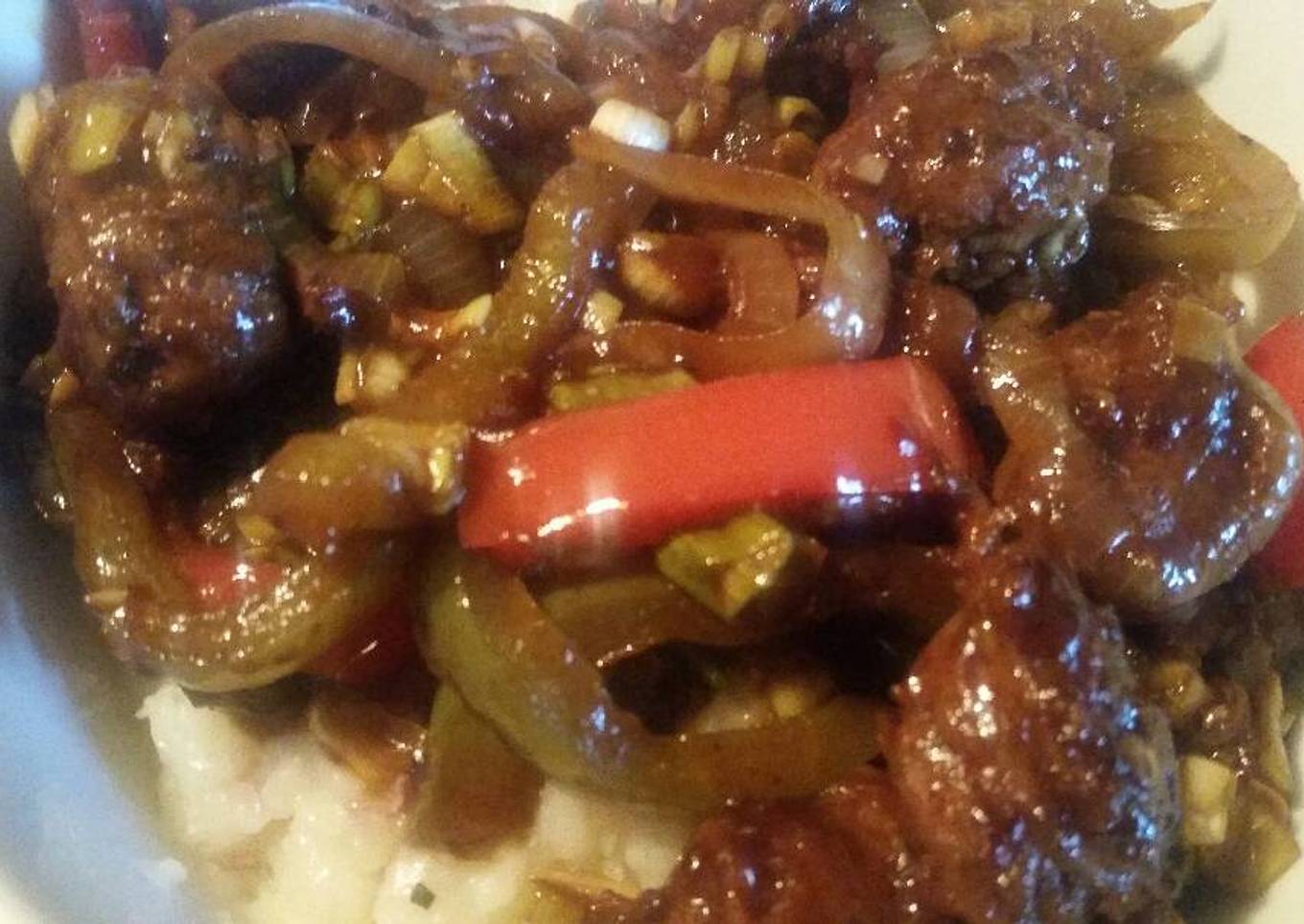 H1 Sausage & Peppers w/ Ranch Mashed Potatoes