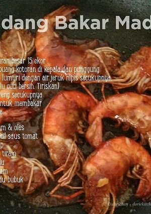Foto resep Udang Bakar Madu Teflon (Udang Bakar Madu ala Mang Engking)