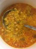 Potaje de garbanzos con arroz