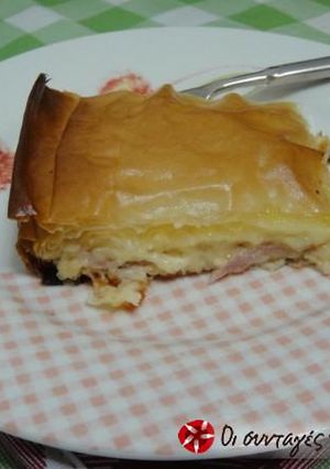 Φωτογραφία της συνταγής Ζαμπονοτυρόπιτα λαχταριστή