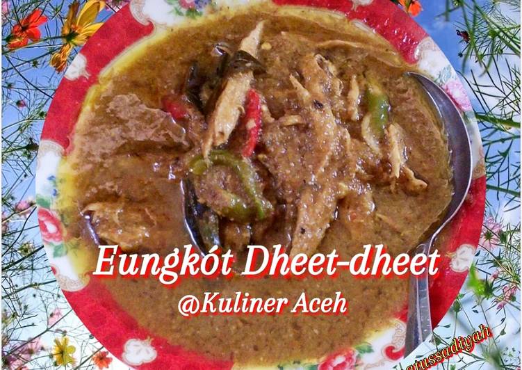 Resep Eungkót Dheet-dheet (Kuliner Aceh), Bisa Manjain Lidah