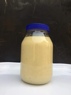 A picture of Pineapple, Dates, Tigernut and coconut Juice./Drink.