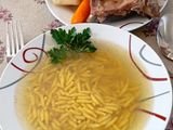 Marha és sertés csontból főtt erőleves