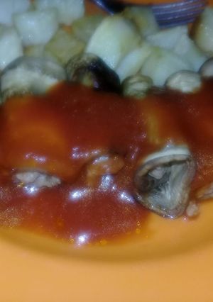 Una foto de Rollitos de berenjenas