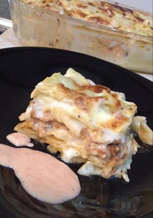 صورة لوصفة مكرونة بالباشميل 🍝