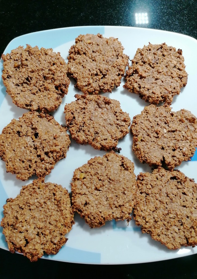 Una foto de Galletas de avena, plátano y chocolate