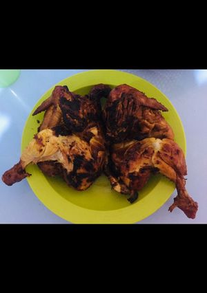 Foto resep Ayam bakar bumbu rujak dengan Susu