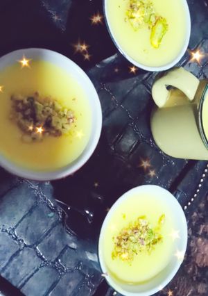 صورة لوصفة مشروب الكاسترد