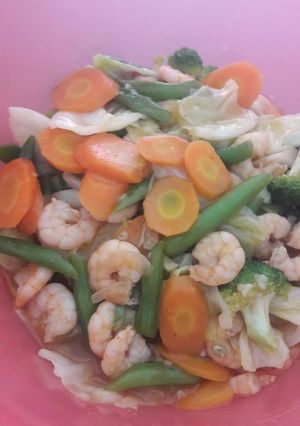Foto resep Cap cay goreng udang