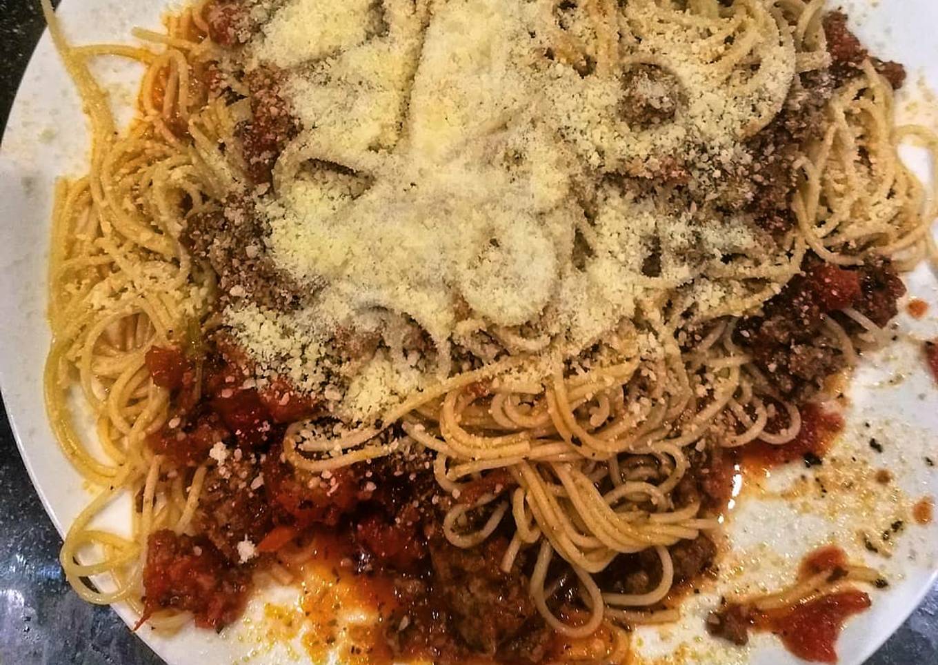 Simple spaghetti mat