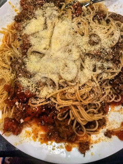 A picture of Matt's Easy Spaghetti.