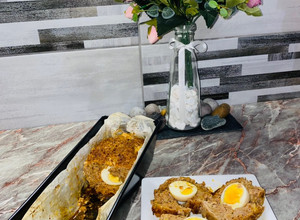 Stefánia vagdalt (Tojással töltött rúdfasírt) recept fotója