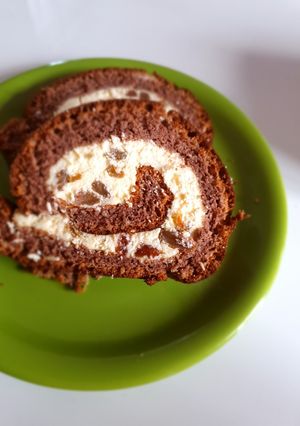 Túrós fitt tekercs recept fotója