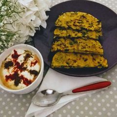 A picture of Methi Thepla.