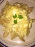 Macarrones con queso al horno