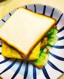 照燒雞里肌肉三明治