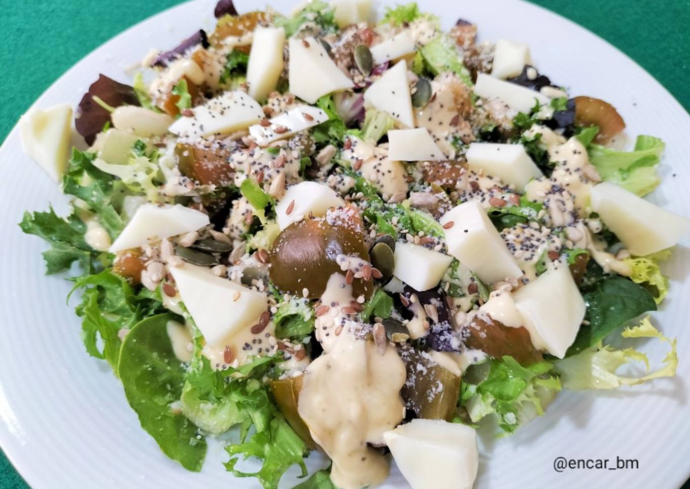 Ensalada 3 quesos