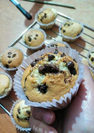 Una foto de Cupcake sin tacc con Chips de chocolate