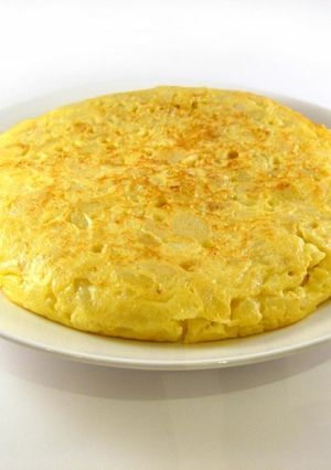 Una foto de Tortilla de patatas en el microondas