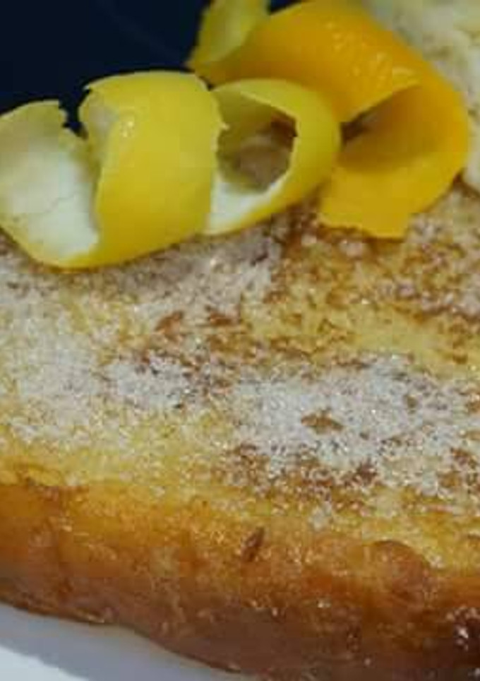 Una foto de Torrijas con pan casero de torrijas