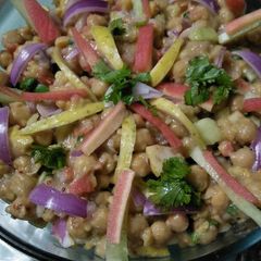 A picture of Masala chhole.
