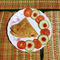 A picture of Mushroom Quesadilla.