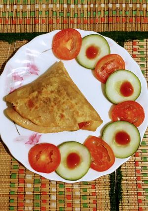 A picture of Mushroom Quesadilla.