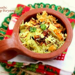 A picture of Nawabi Veg Biryani.