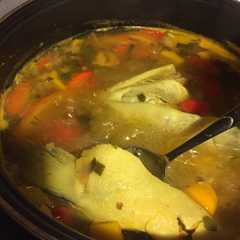 Sop Kepala Salmon simple রেসিপির প্রধান ছবি