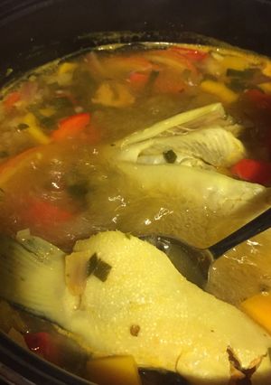 Foto resep Sop Kepala Salmon simple
