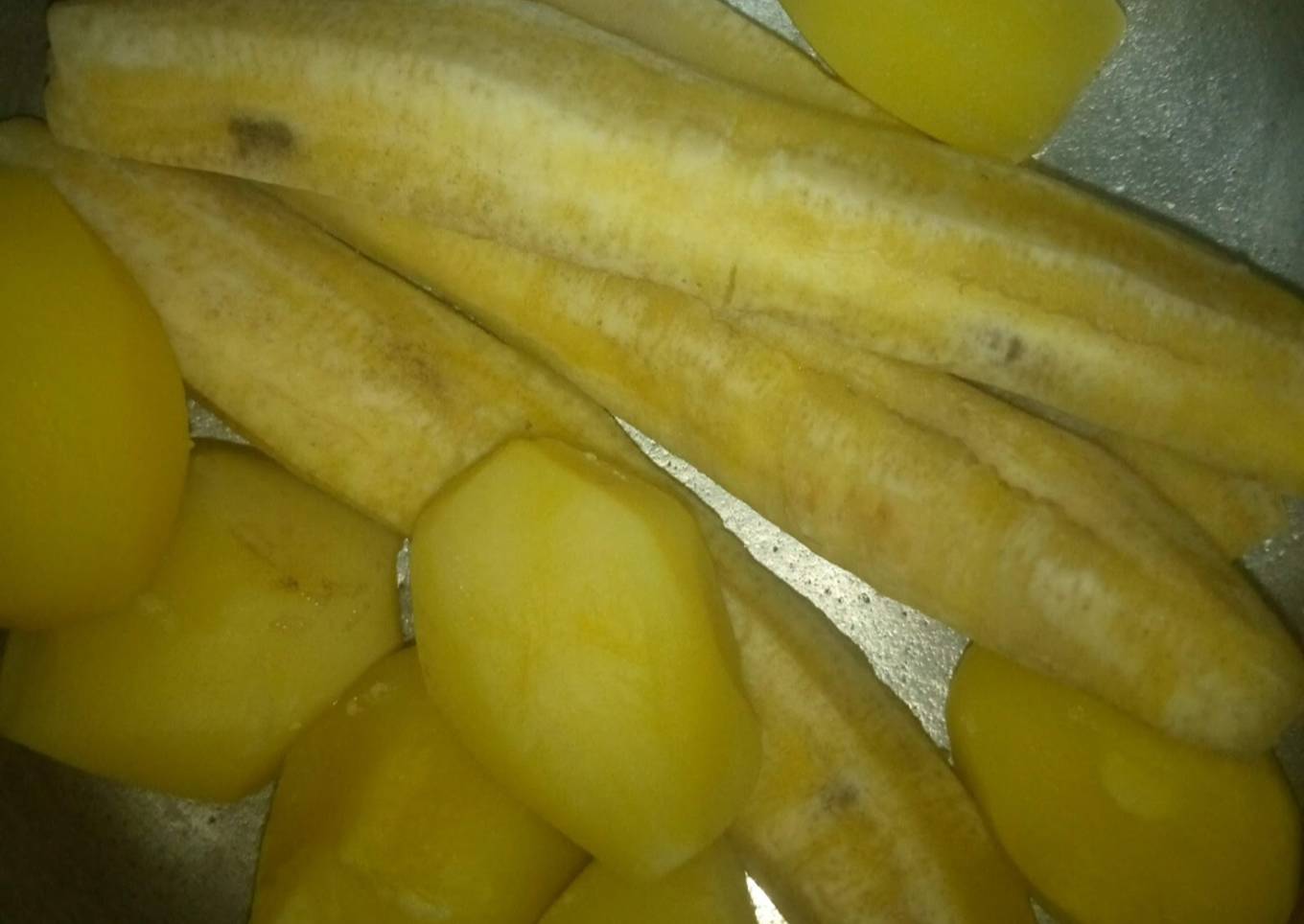 Mashed bananas