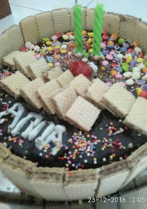 Foto resep Kue tart bronis kukus