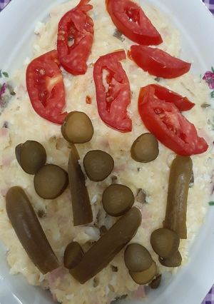 عکسی از دستور سالاد الویه