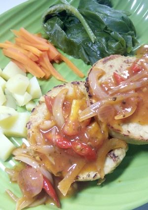 Foto resep Steak tempe saus pizza ala ala