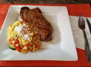 Una foto de New York Steak