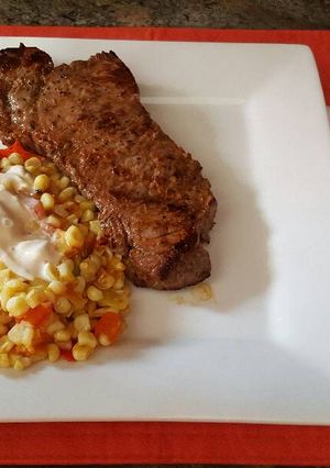Una foto de New York Steak