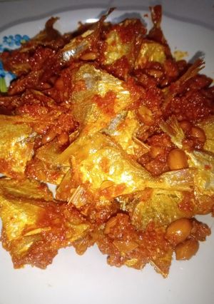 Foto resep Sambel ikan asin kacang