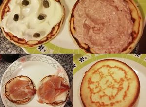 Una foto de Blinis rusos a la Argentina