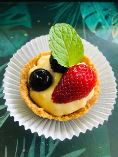 Una foto de Tartaletas con frutas sin horno!