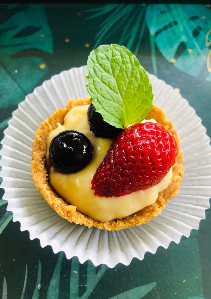Una foto de Tartaletas con frutas sin horno!