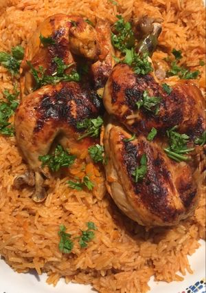 صورة لوصفة رز بخاري