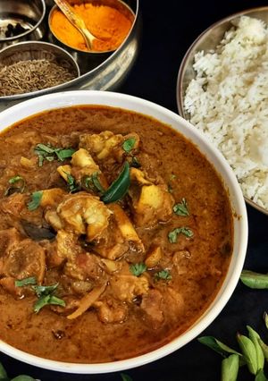 A picture of Curryleaves Mutton Curry.