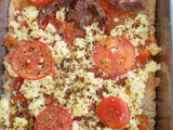 Pizza de avena y harina de arroz 🤤