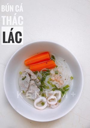 Hình của món Bún cá thác lác.